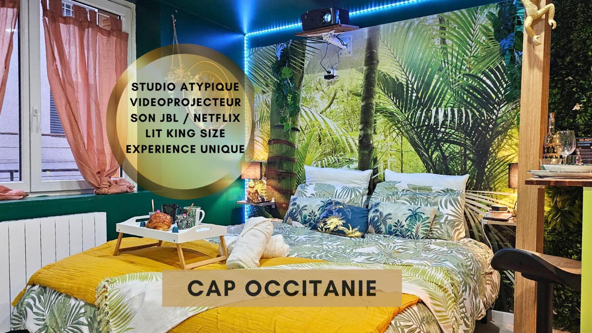 Cap Jungle Evasion: Cinema Netflix King Size Apartment Limoux Exterior photo